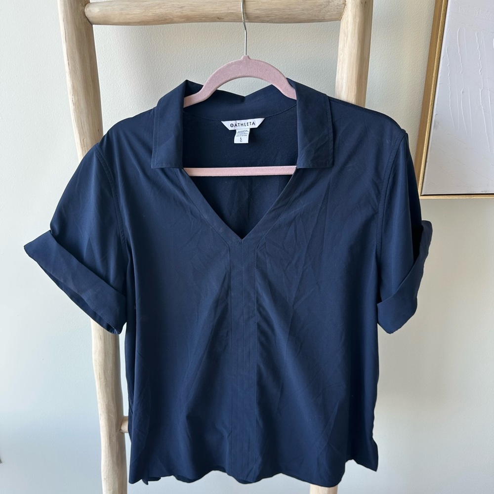 Athleta Navy shirt